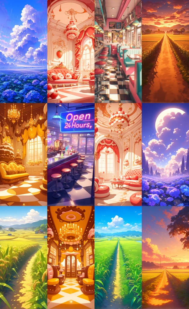 〖無料配布〗背景130枚セット