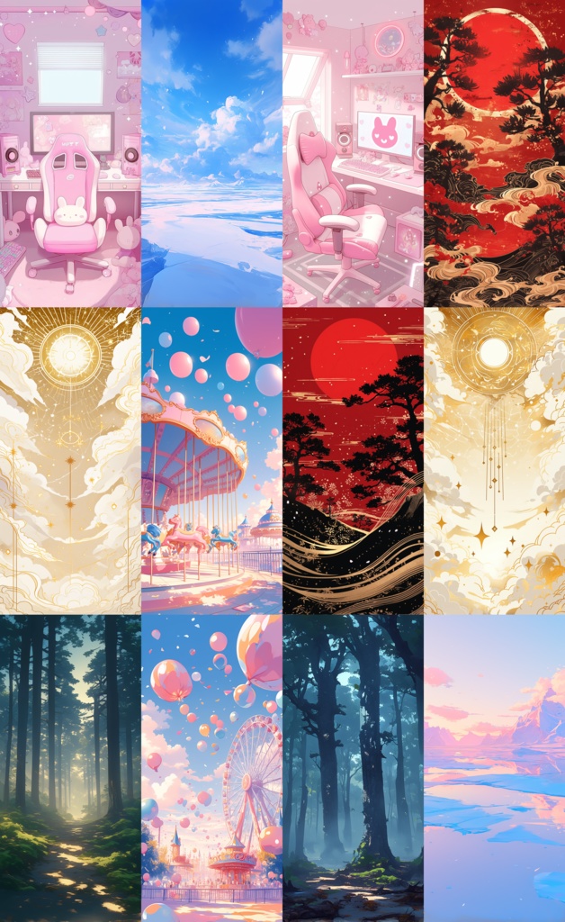 〖無料配布〗背景130枚セット