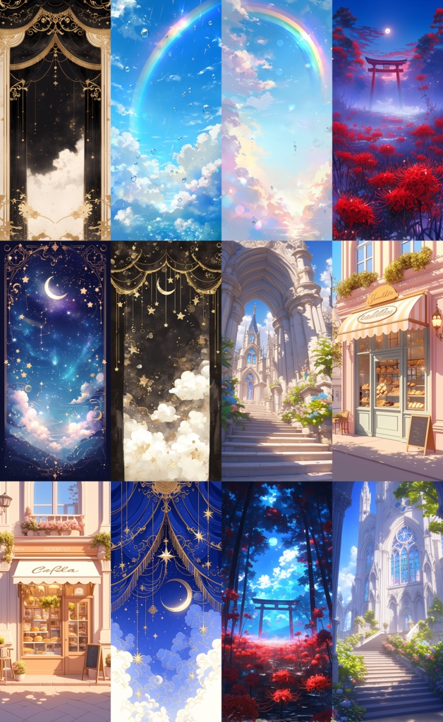 〖無料配布〗背景130枚セット