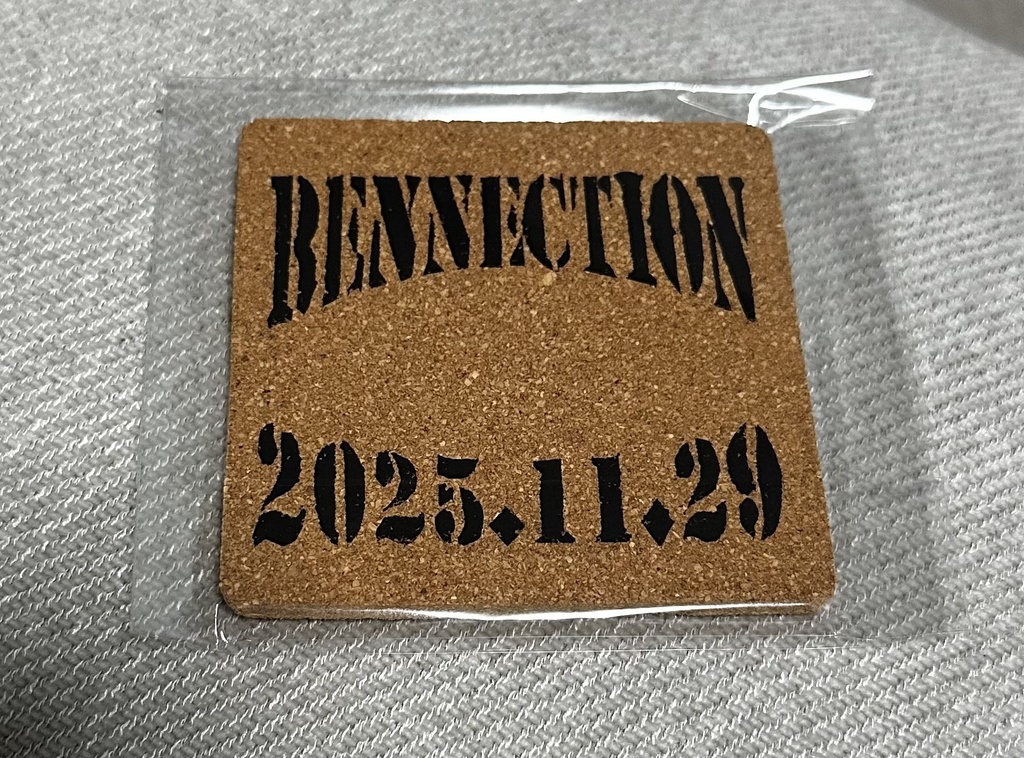 RENNECTIONコースター4種類 ※画像の形と色の見間違え注意⚠️