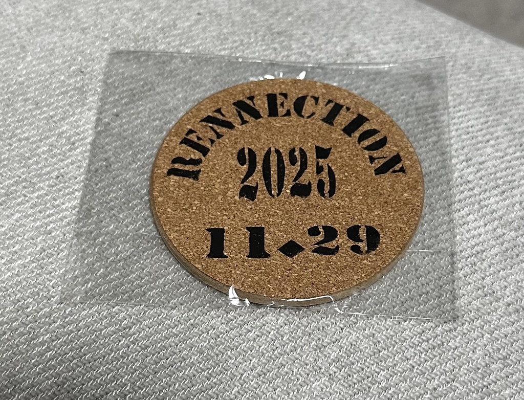 RENNECTIONコースター4種類 ※画像の形と色の見間違え注意⚠️