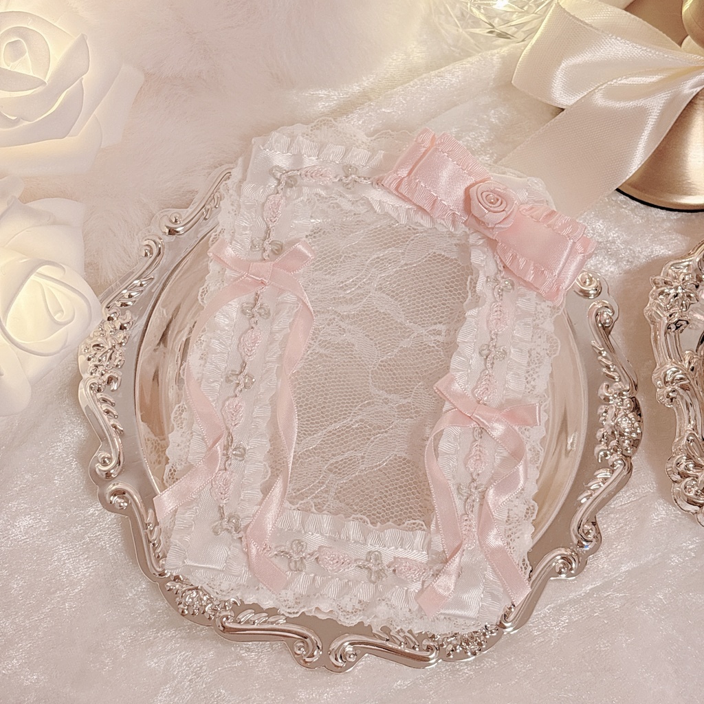 Rose Neige Pailletée