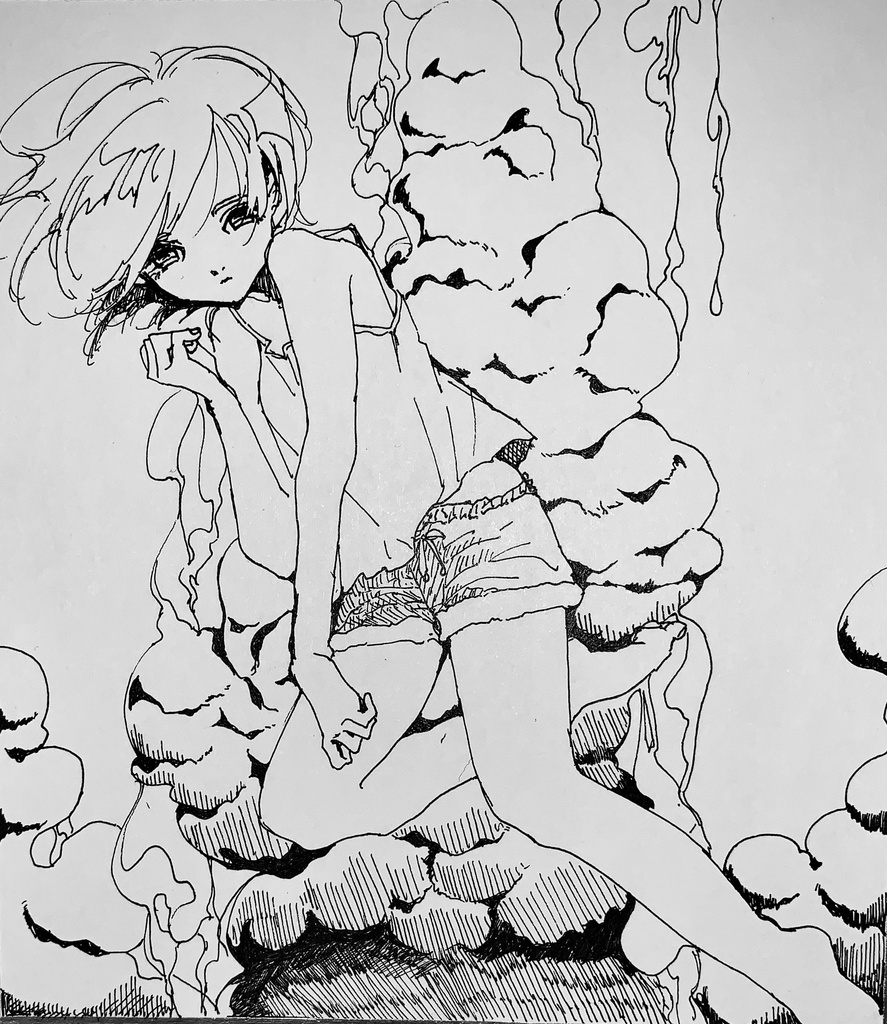 メッセージ付きミニ原画①