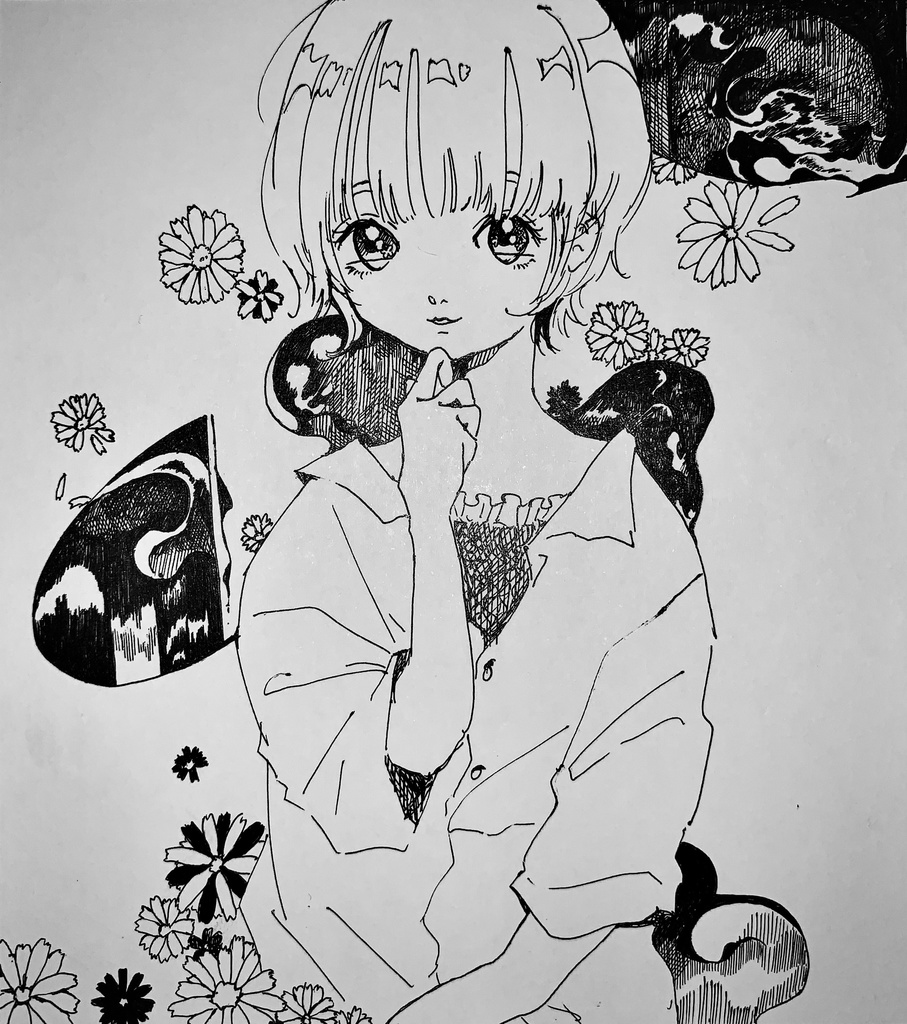 メッセージ付きミニ原画⑨