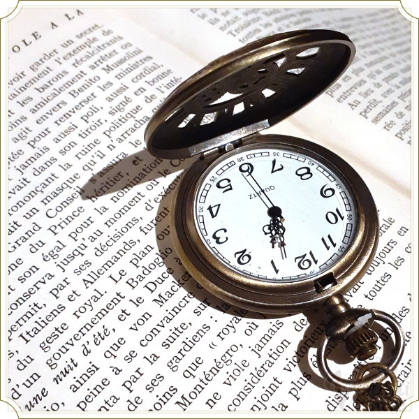 懐中時計 バッグチャーム スチームパンク