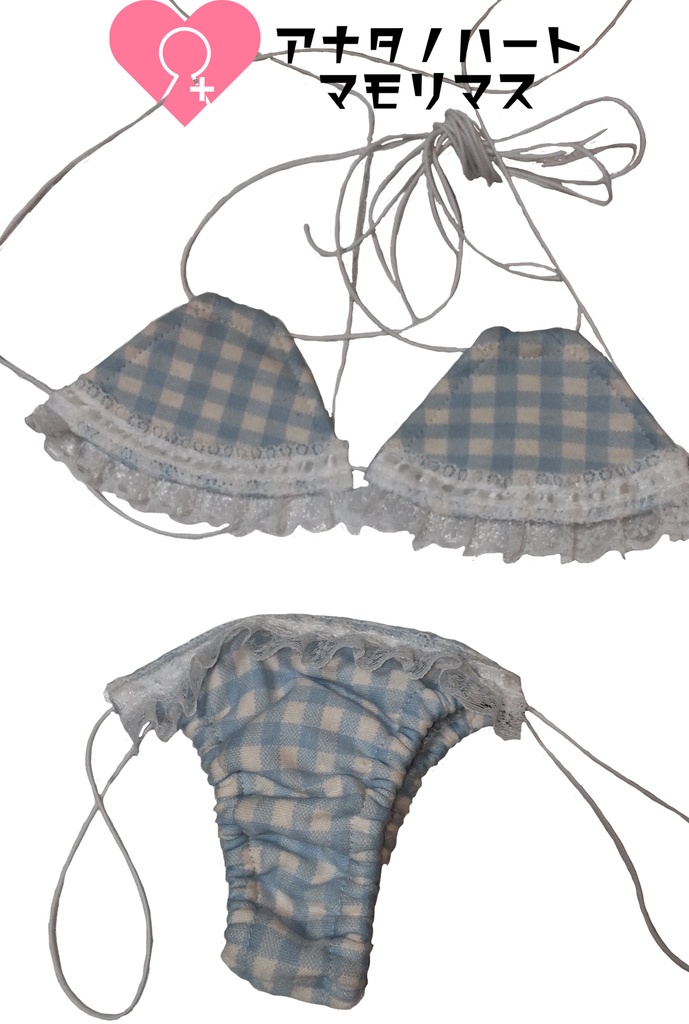 チェック柄マイクロビキニ