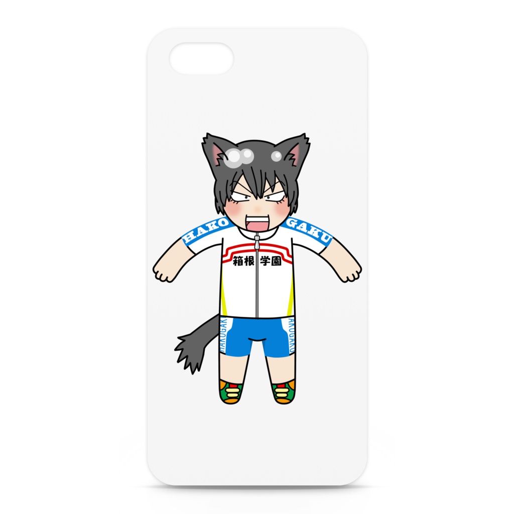 荒北iPhoneケース(白)