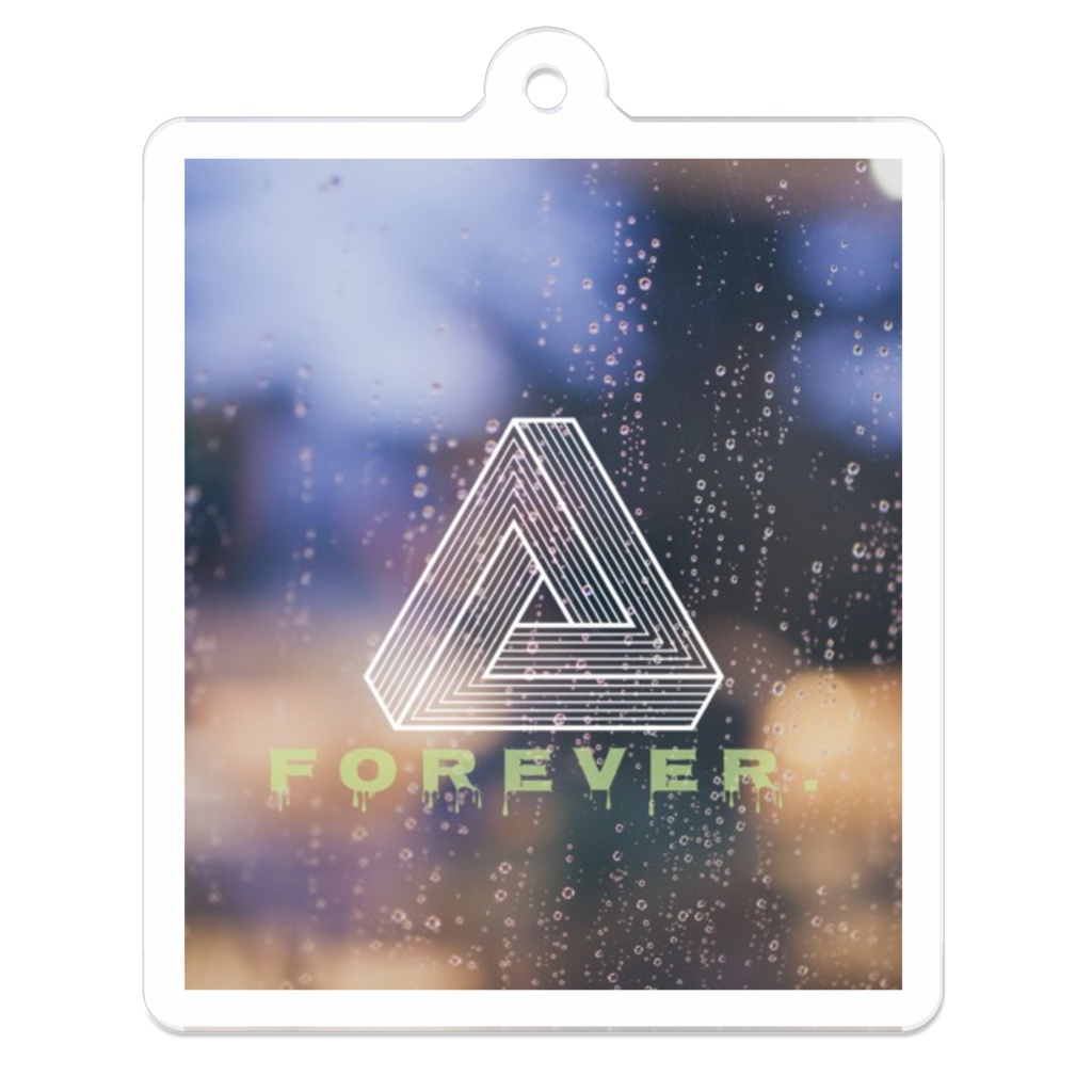 FOREVER アクリルキーホルダー(雨)