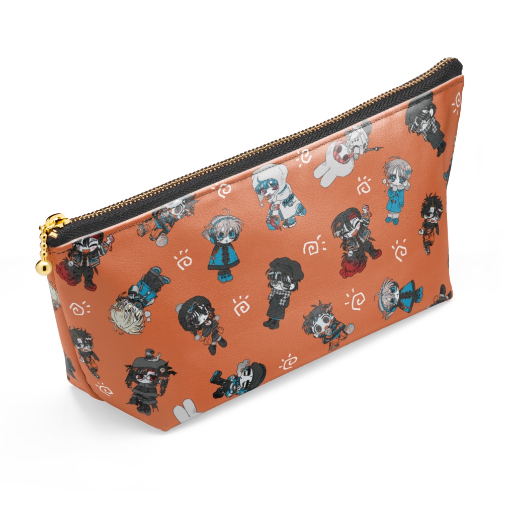 ふゆふくポーチみかん色