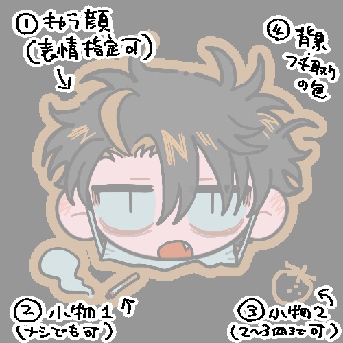 正方形ミニ画ご依頼受付(~11月15日)