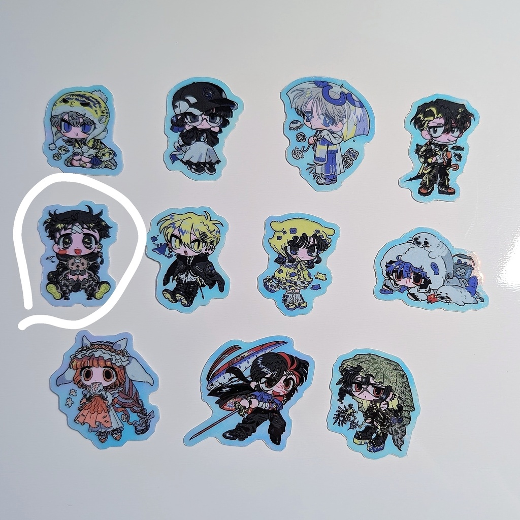 🦦鵜殿🦦ステッカー