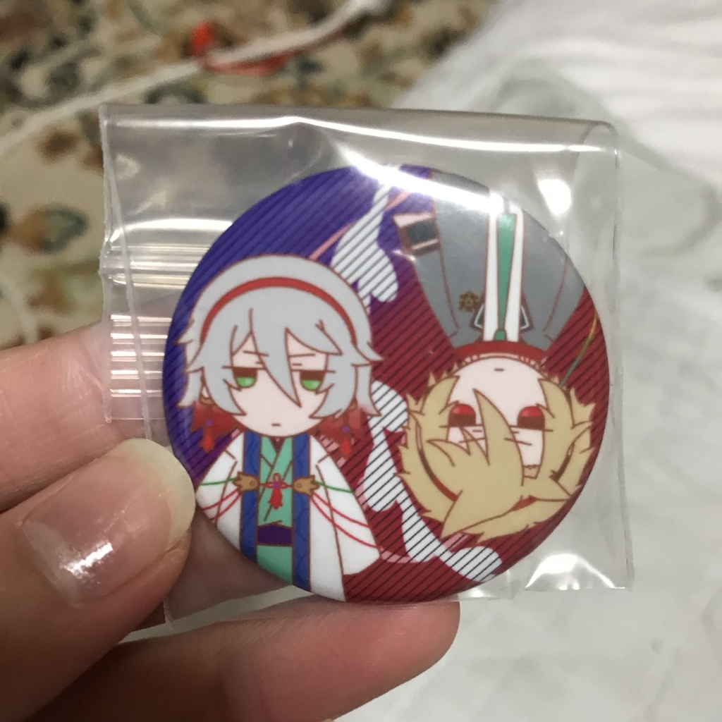 言ノ葉プロジェクト缶バッジ_葛葉銀＆葛葉ツカサ