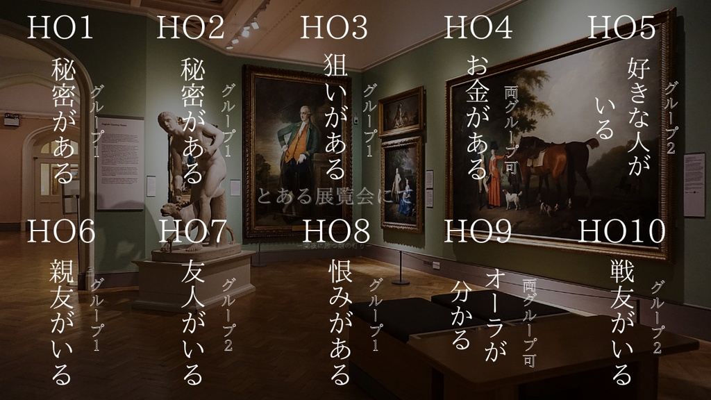 CoC「とある展覧会にて」本編