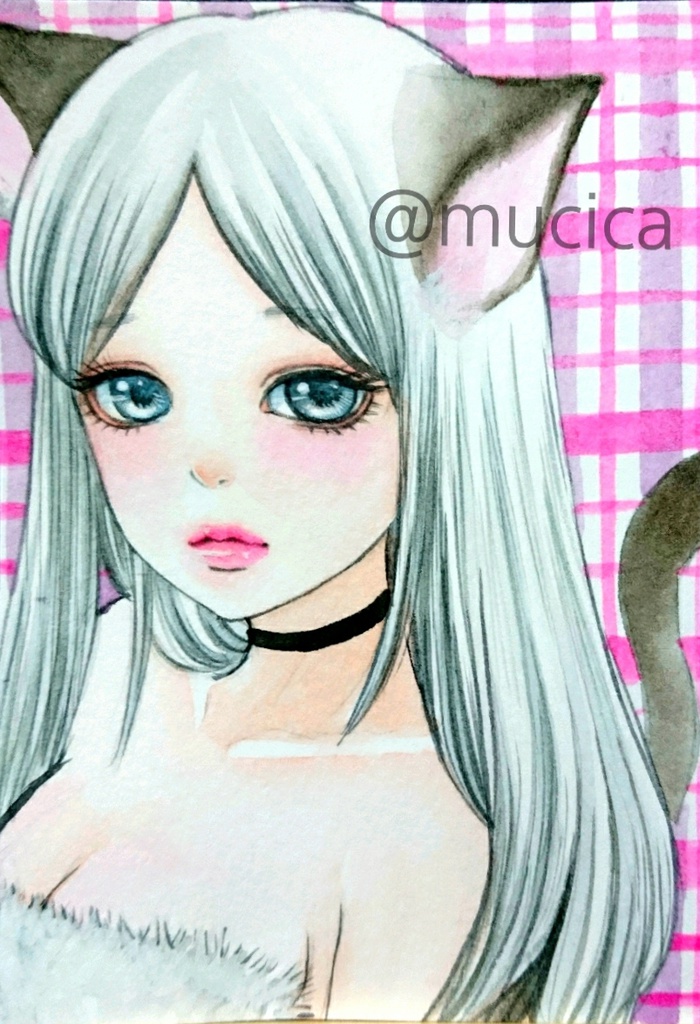 ■生原画■━ シャム猫ちゃん ━