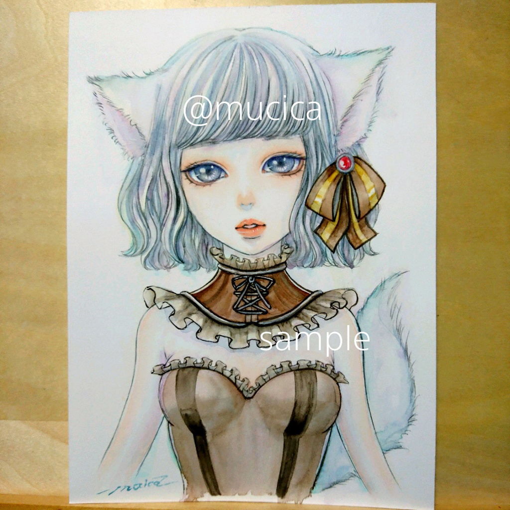 ■生原画■《スパイシーチョコ》 オリジナル 手描きイラスト