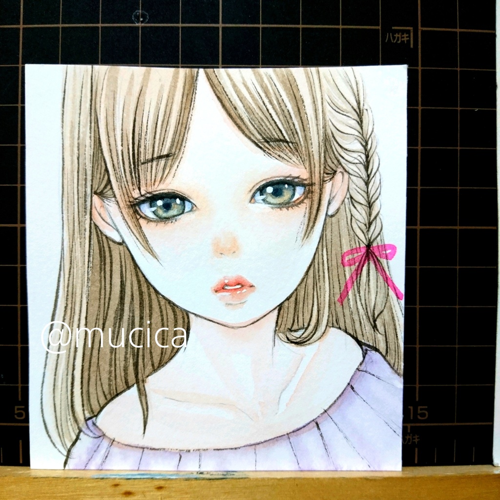 生原画 《 身長差 》オリジナルイラスト