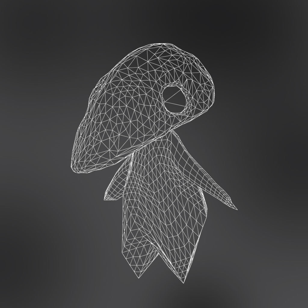 【3Dキャラモデル】 b.Q LOWPOLY