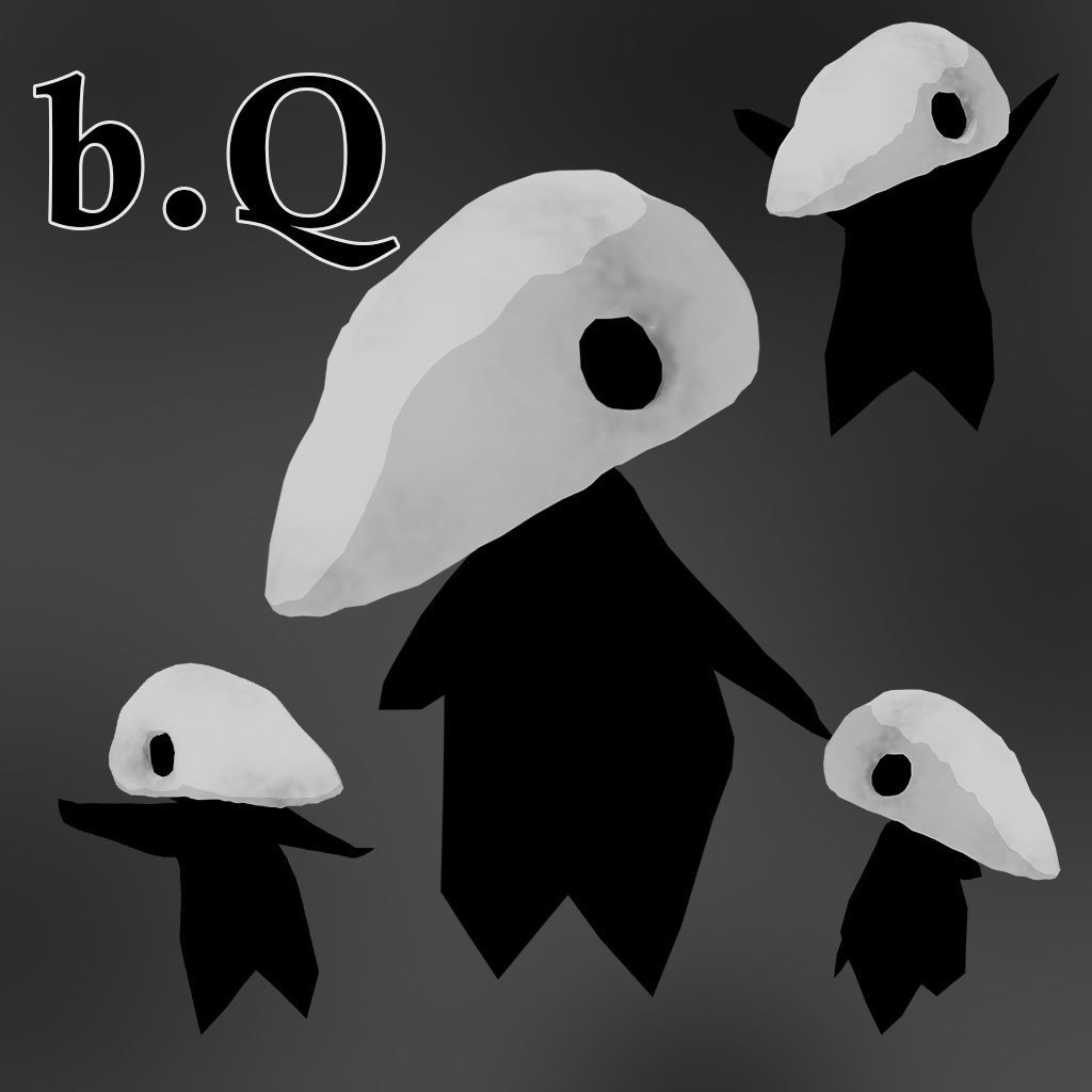 【3Dキャラモデル】 b.Q LOWPOLY