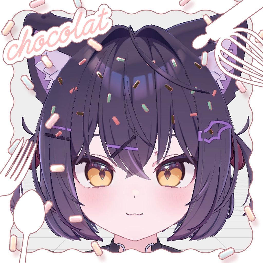 【9アバター対応】Sweet Spray Pin 🍫