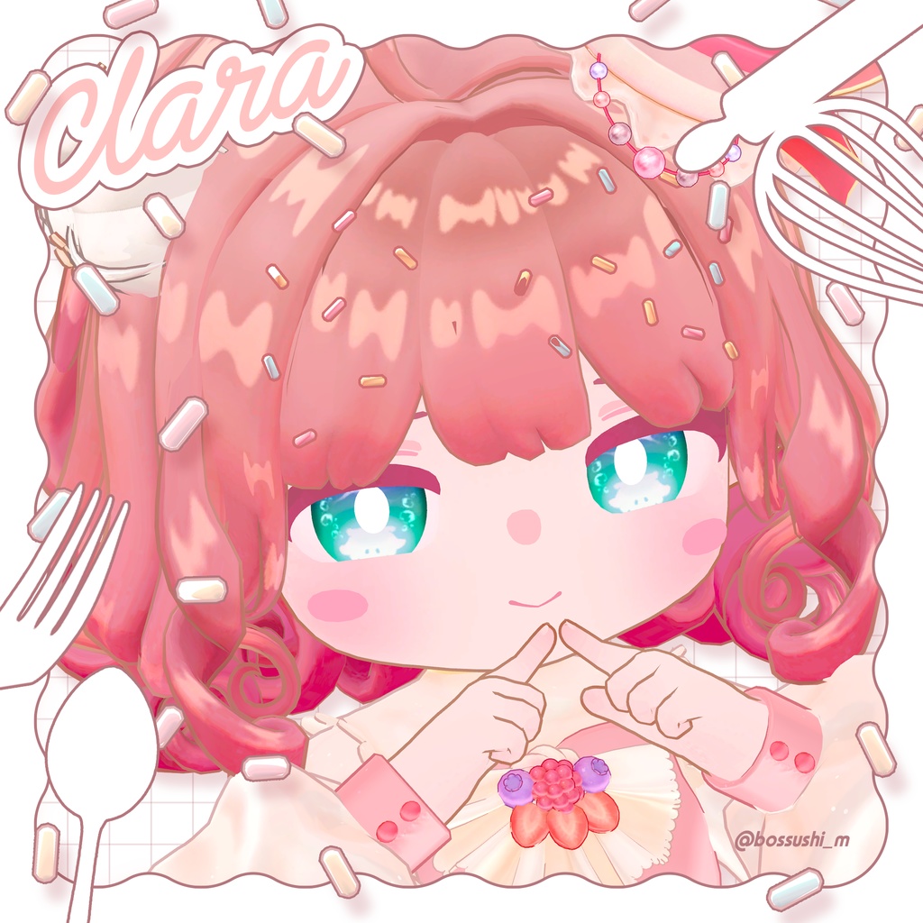 【9アバター対応】Sweet Spray Pin 🍫