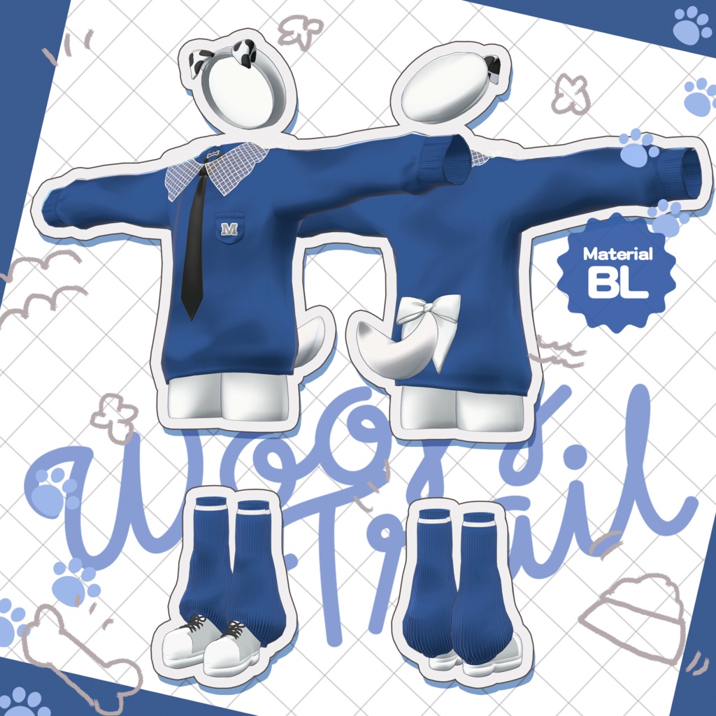【4アバター対応】🐶WoofyTrail🦴