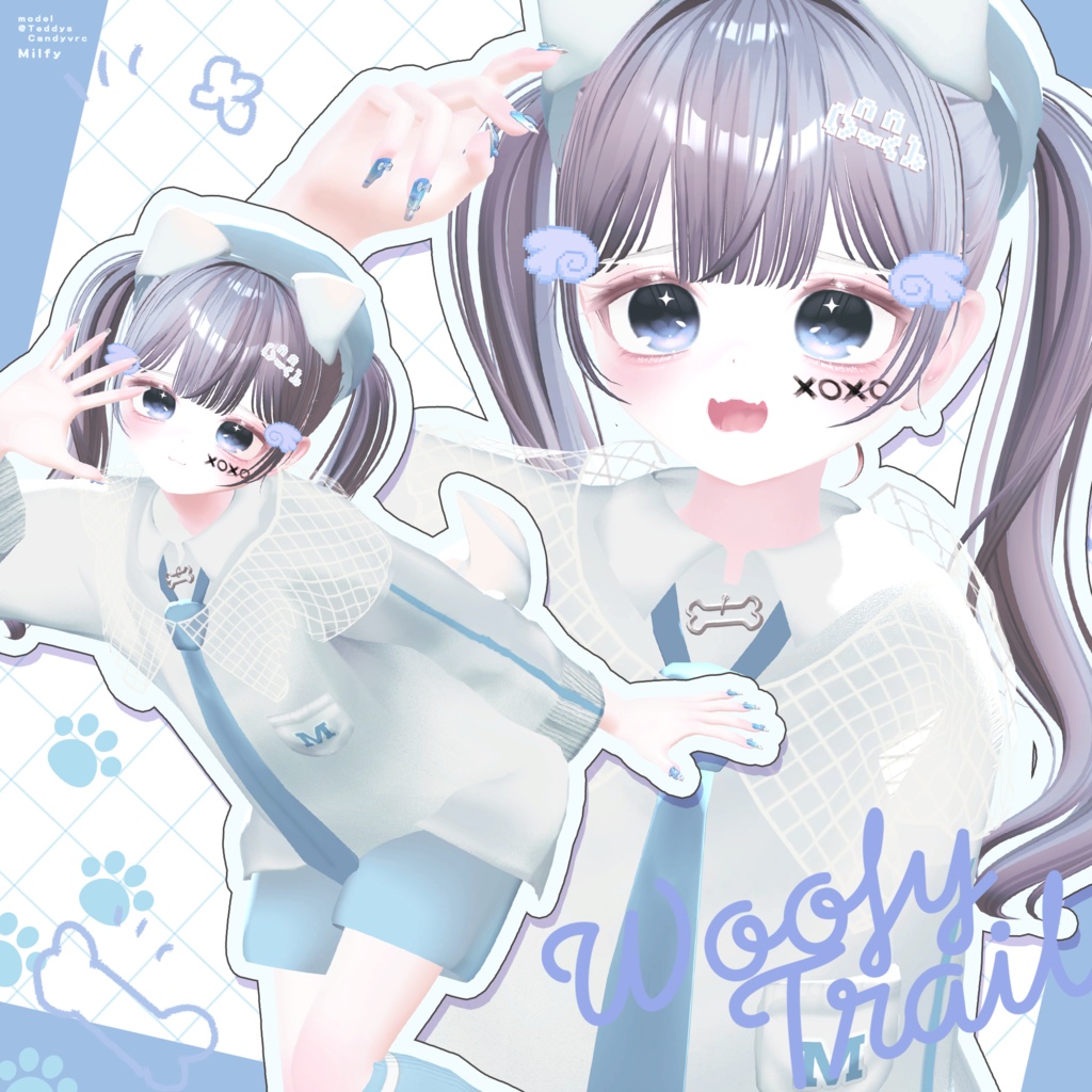 【4アバター対応】🐶WoofyTrail🦴