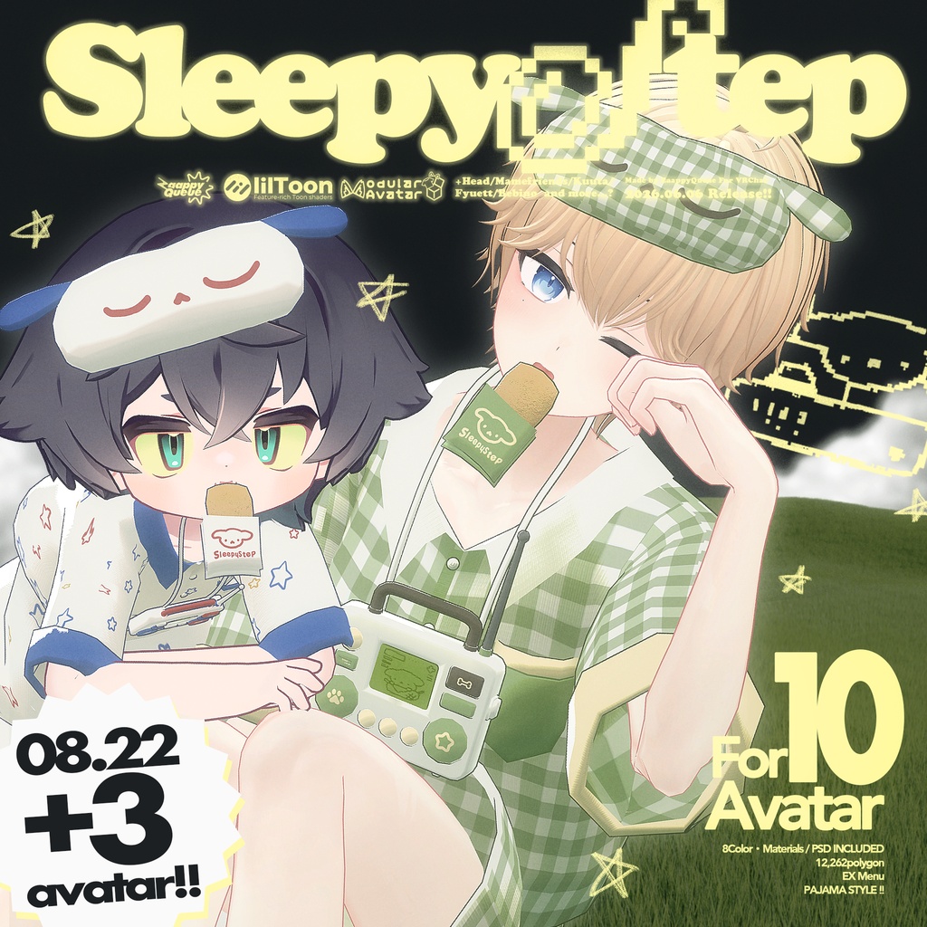 【10アバター対応】💤SleepyStep🐶