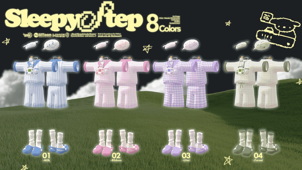 💤 発売記念セール!!【5アバター対応】SleepyStep🐶