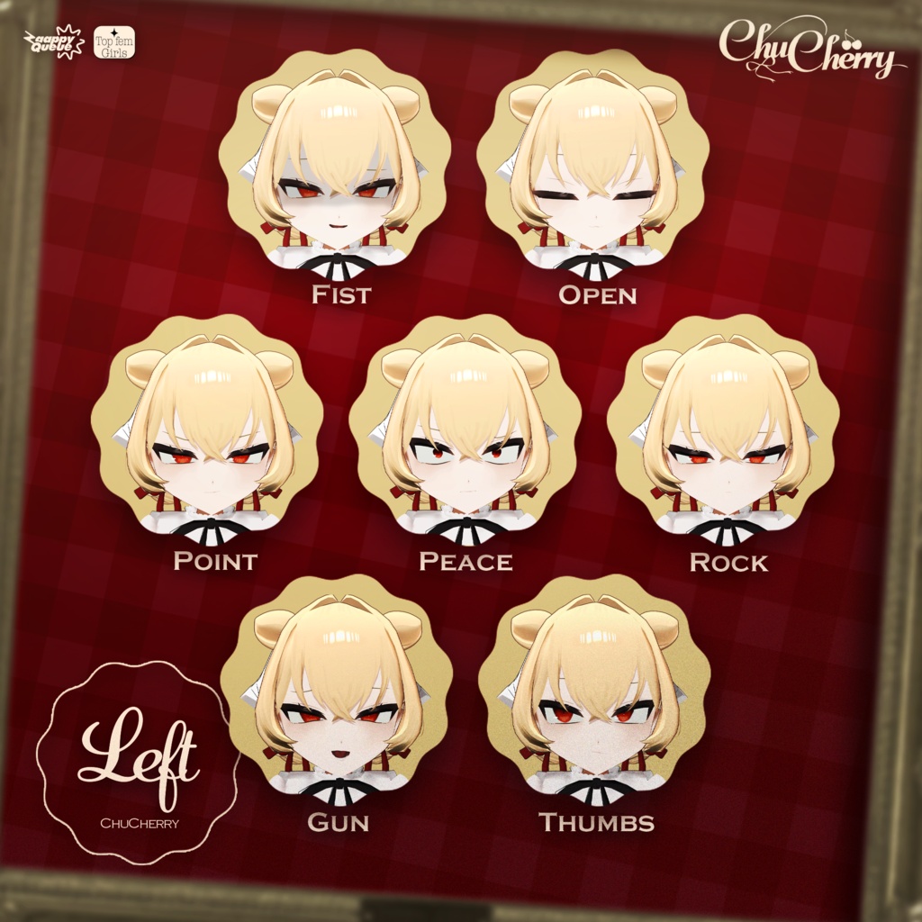 🍒 チュチェリ ChuCherry 🍒 - オリジナル3Dモデル