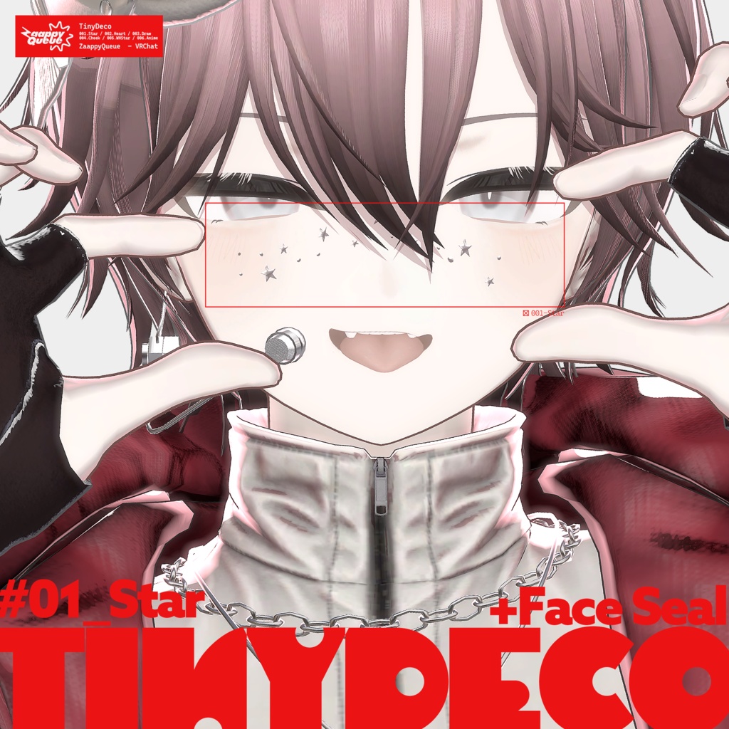 【全アバター対応】TinyDeco 💫【6texture】
