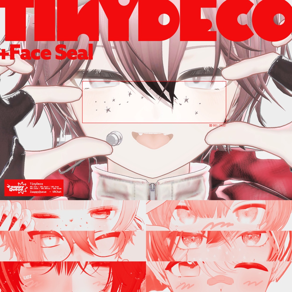 【全アバター対応】TinyDeco 💫【6texture】