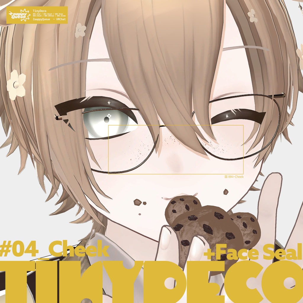 【全アバター対応】TinyDeco 💫【6texture】
