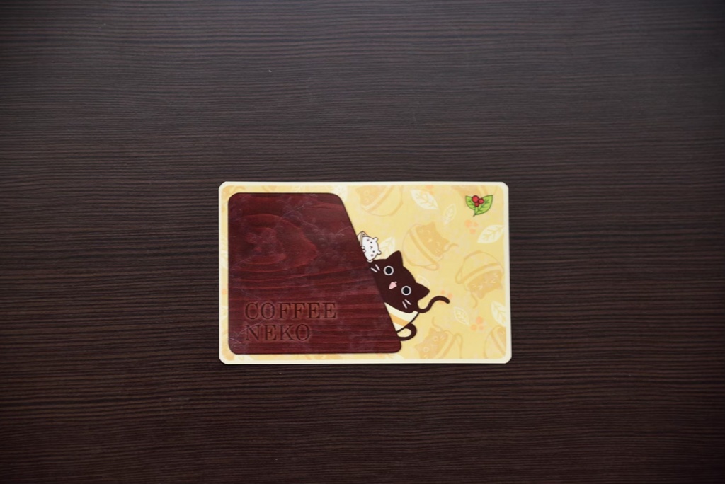 コーヒーねこICカードシール
