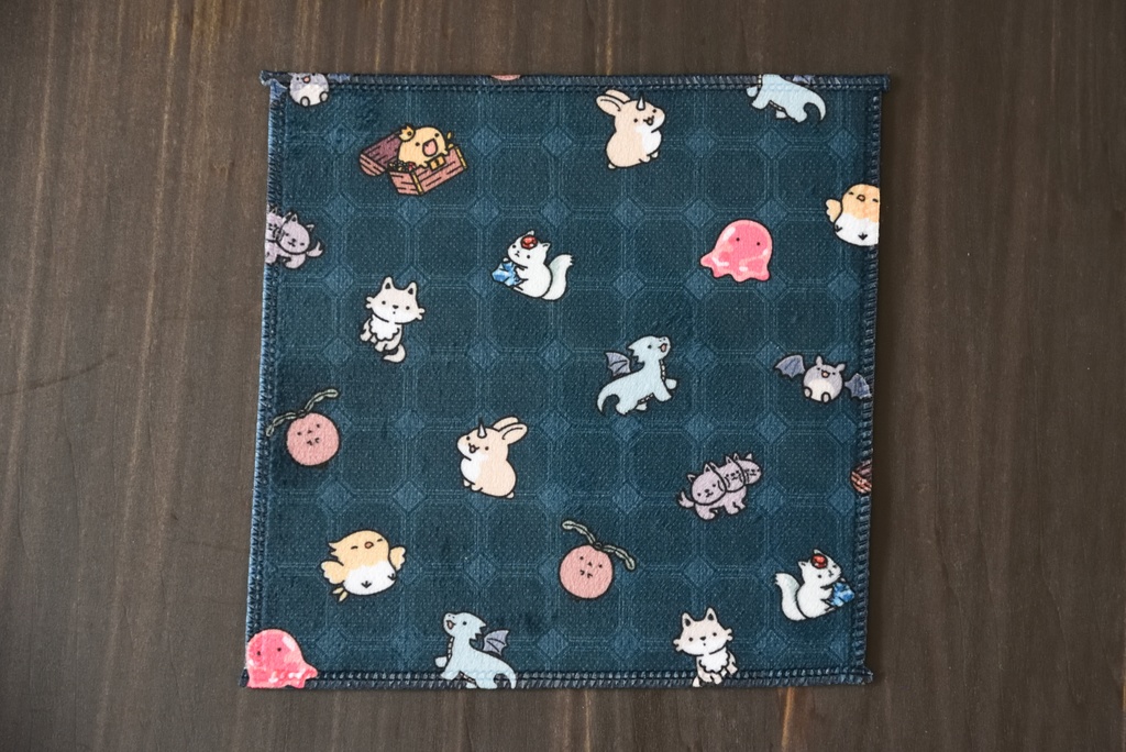 ハンドタオル(下仁田ねぎねこ、ゆる魔物、うみうしうさ)