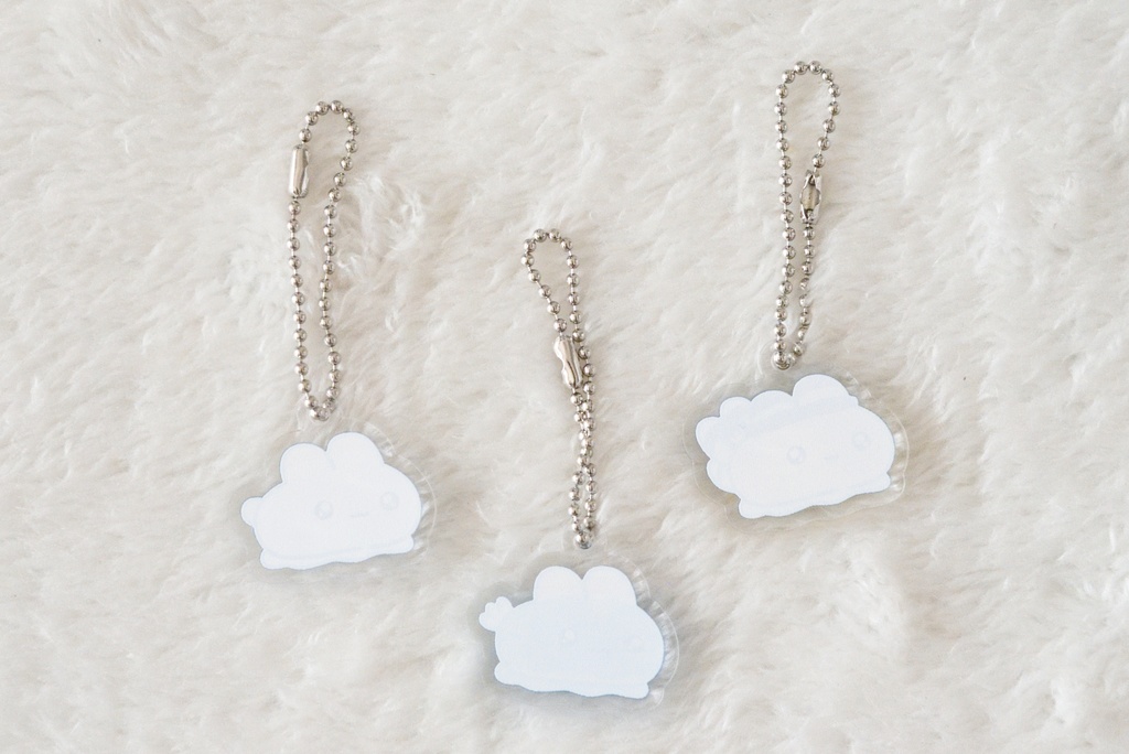 キーホルダー(うみうしうさ)