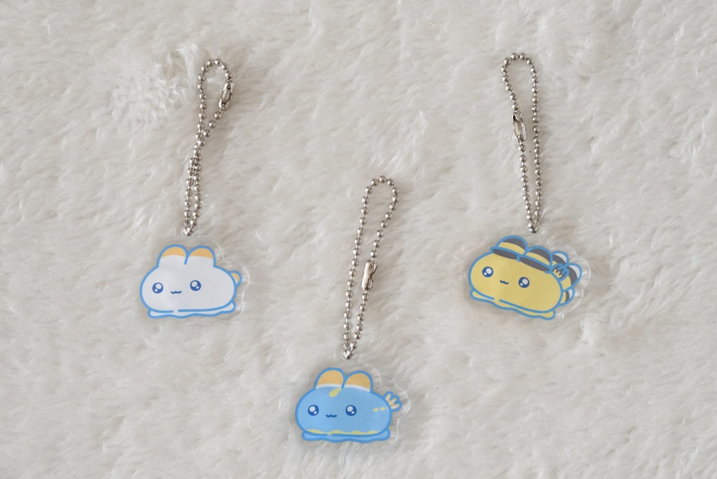 キーホルダー(うみうしうさ)