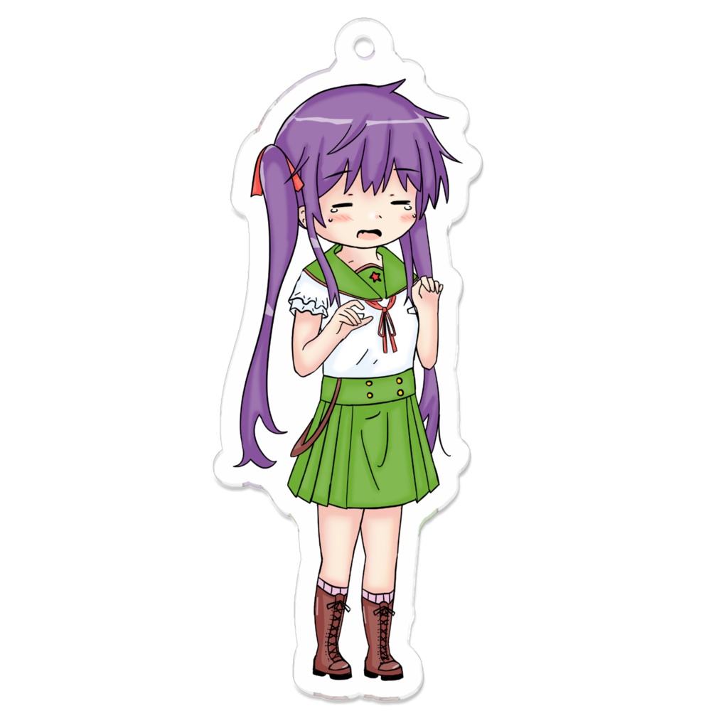 泣き顔アクキー 恵飛須沢胡桃