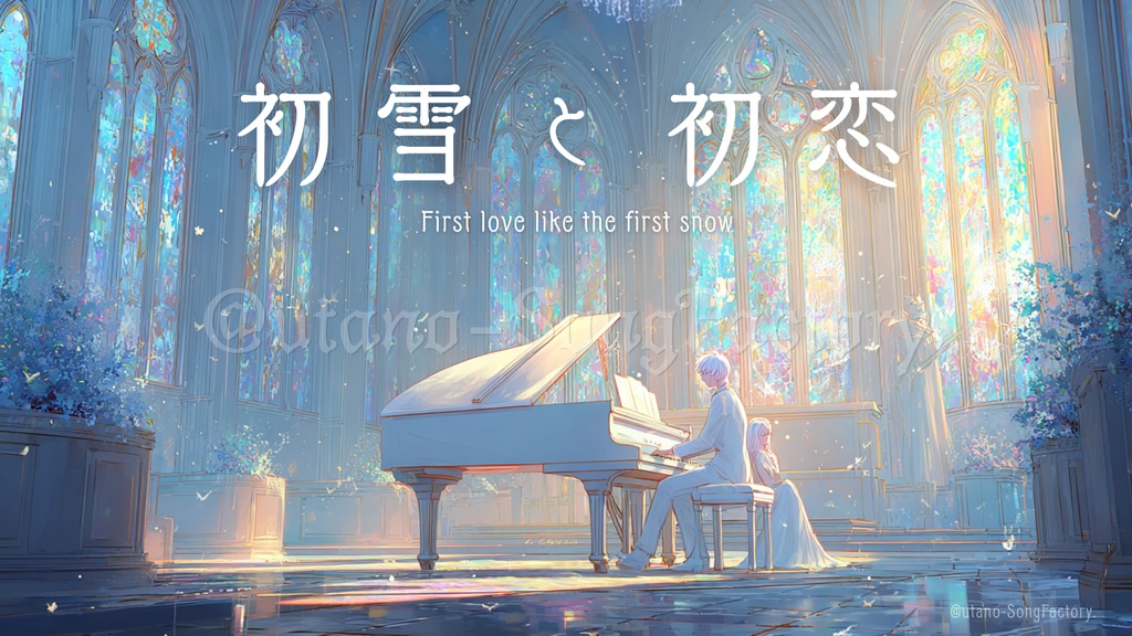 【フリーBGM】初雪と初恋【ピアノ/作業用BGM】