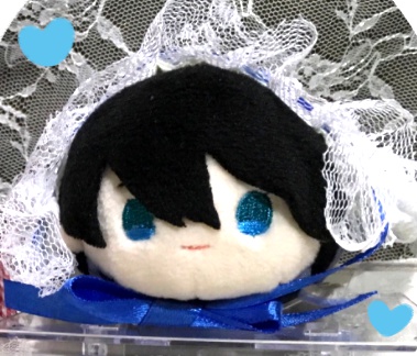 【もちマス】甘ロリ風マント・青色リボンver【お洋服】