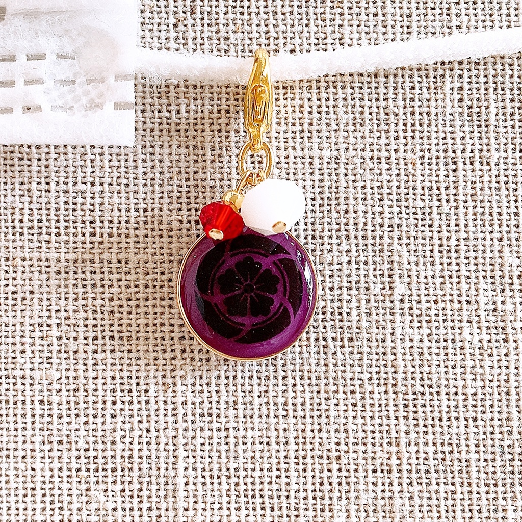 ❀刀剣乱舞 へし切長谷部【京紫】miniチャーム