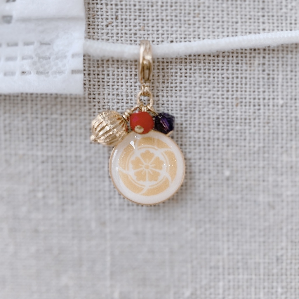 もちマス用 へし切長谷部イメージ miniチャーム ゴールド