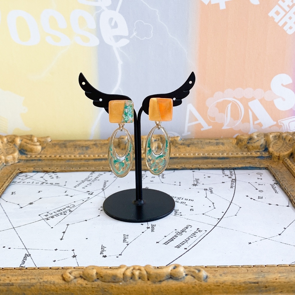 〈HPMI〉白膠木簓イメージ イヤリング