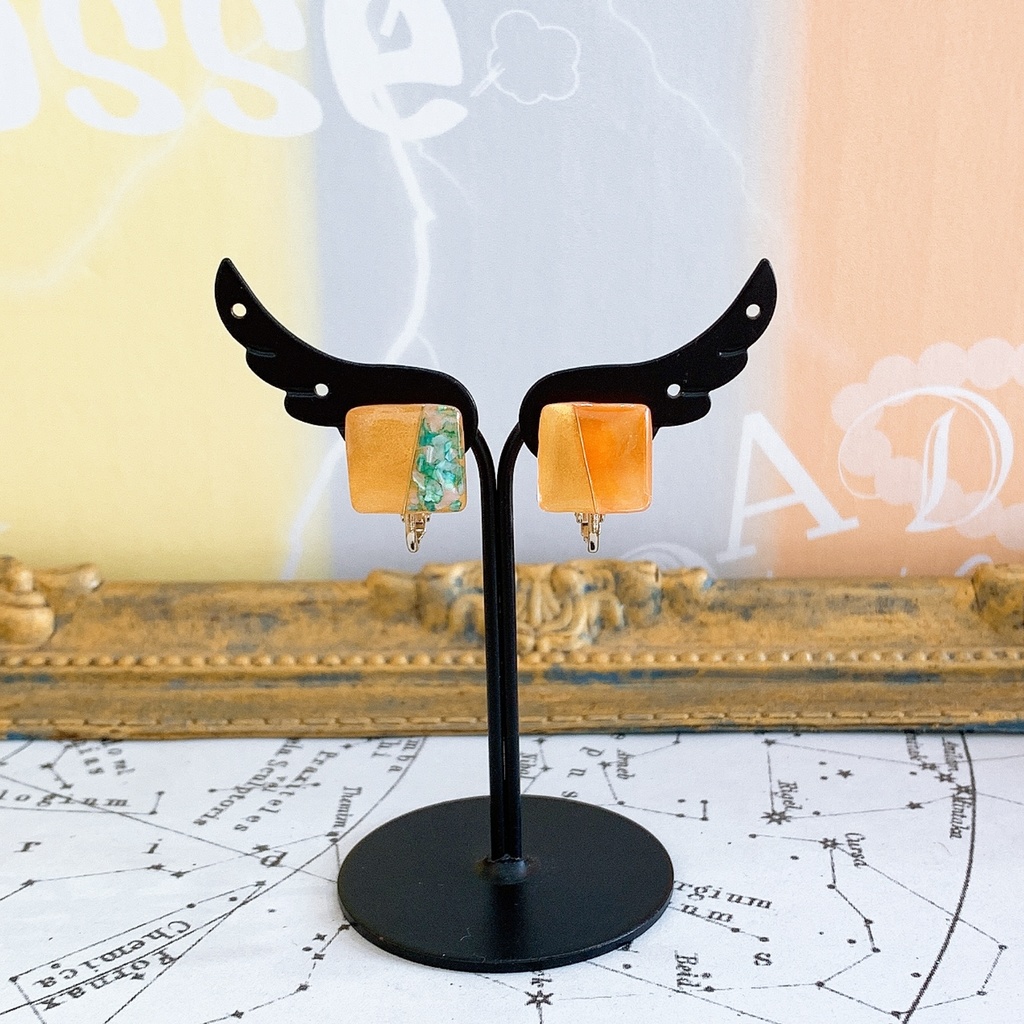 〈HPMI〉白膠木簓イメージ イヤリング