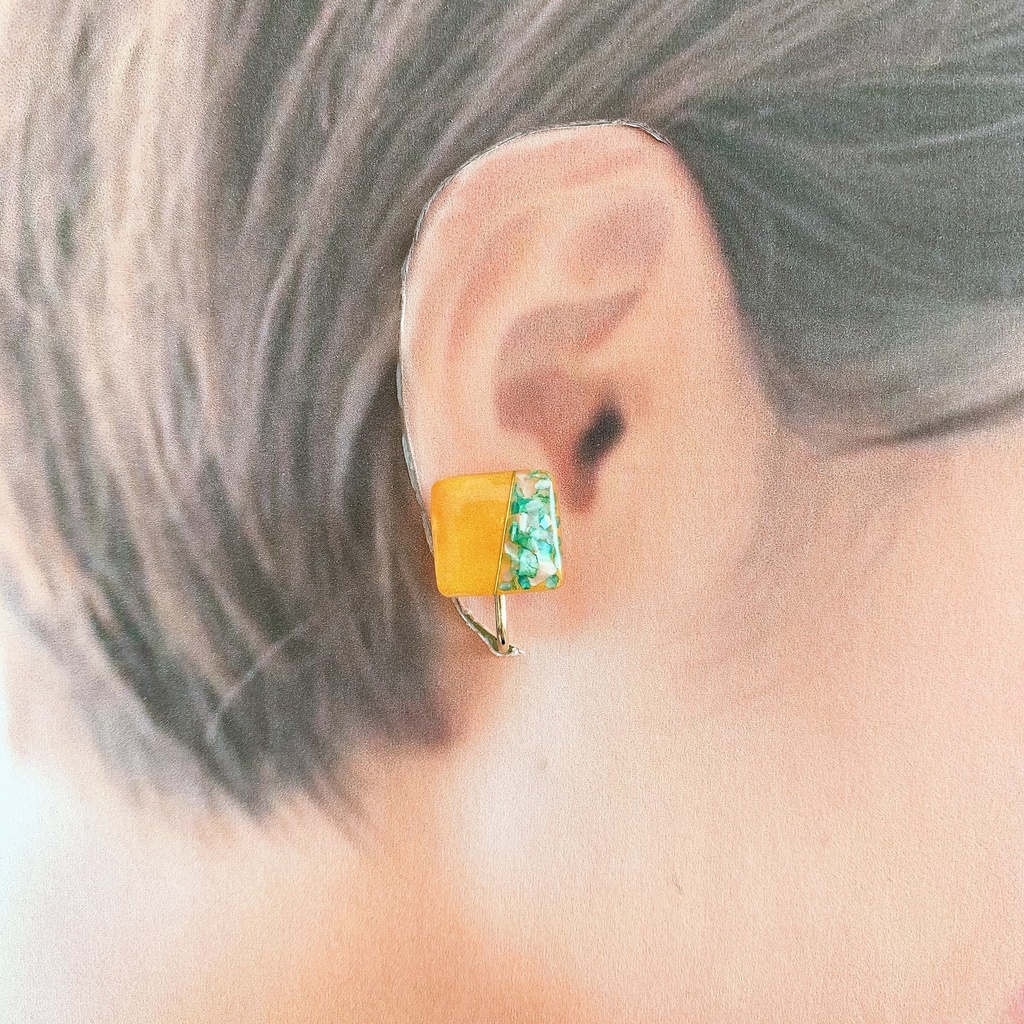 〈HPMI〉白膠木簓イメージ イヤリング