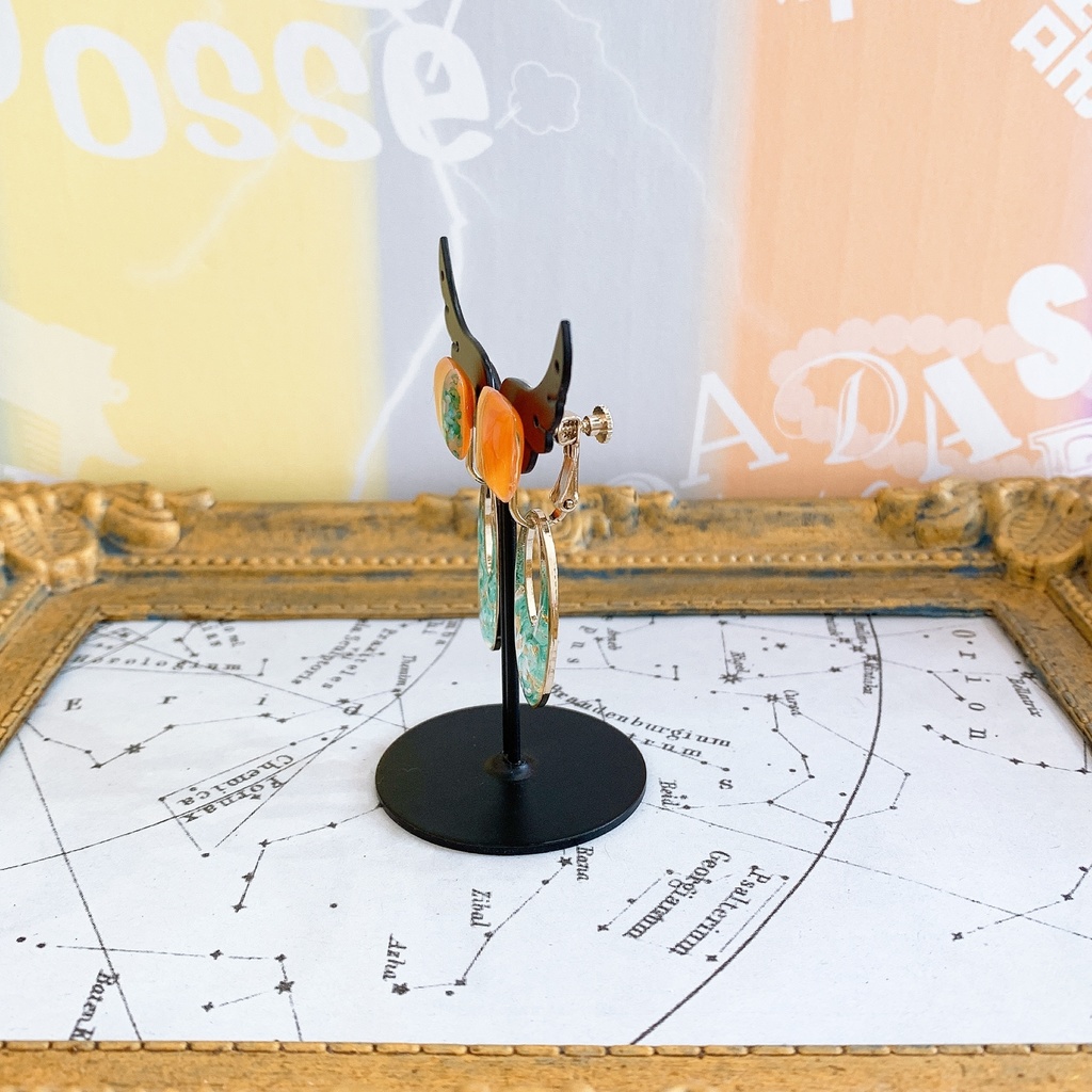 〈HPMI〉白膠木簓イメージ イヤリング