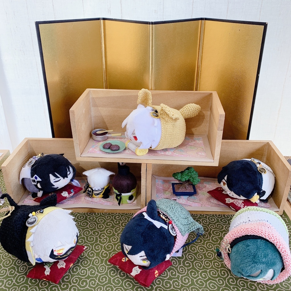 【白耳キツネ】着ぐるみ もちマス用 もちころりん用 マスコット用