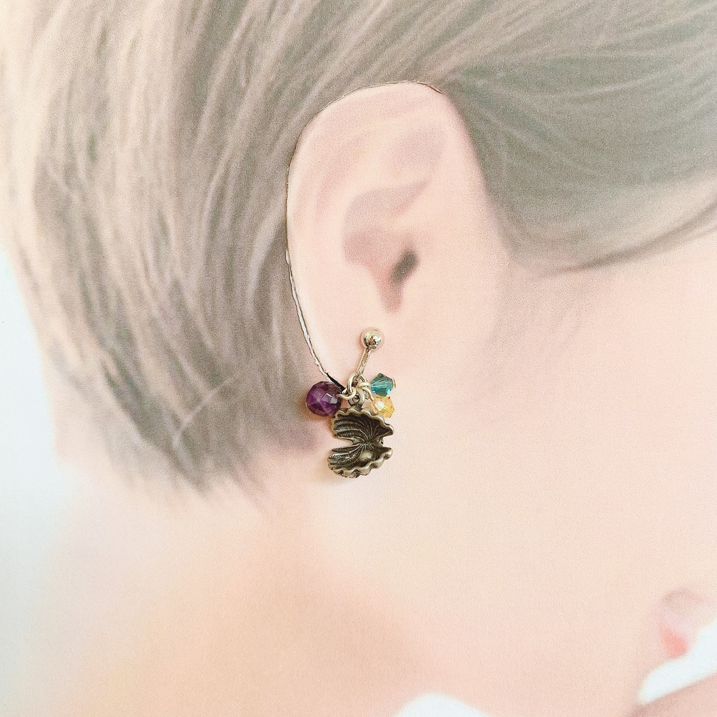 【限定品】tsw リーチ兄弟 ジェイド兄弟 ジェイドリーチ フロイドリーチ イメージ イヤリング ピアス