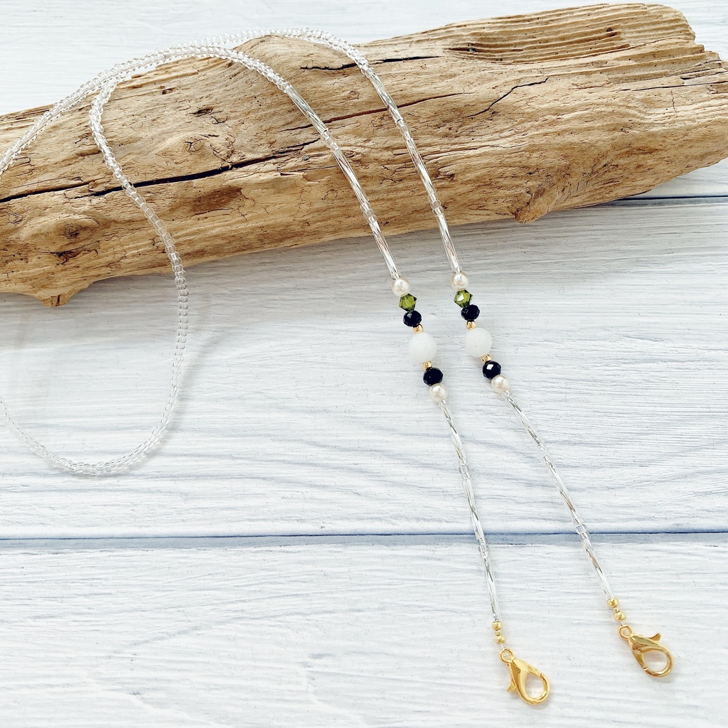 鶴丸国永 イメージカラー マスクチェーン マスクコード マスクストラップ マスクアクセサリー