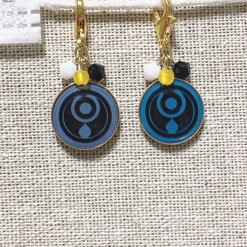 刀剣乱舞 地蔵行平イメージ blue系 miniチャーム もちマスチャーム