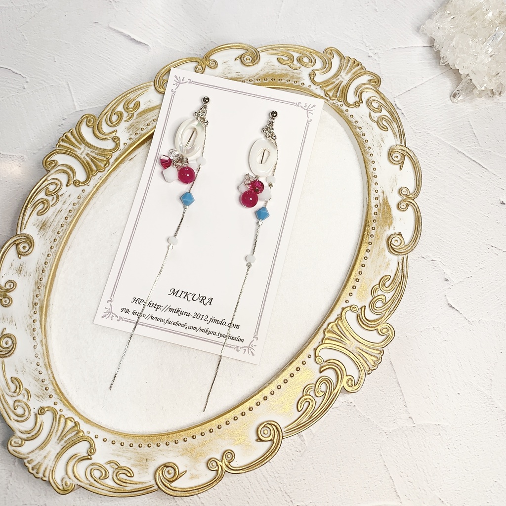 にじさんじ 健屋花那さんイメージ ロングピアス/イヤリング アクセサリー